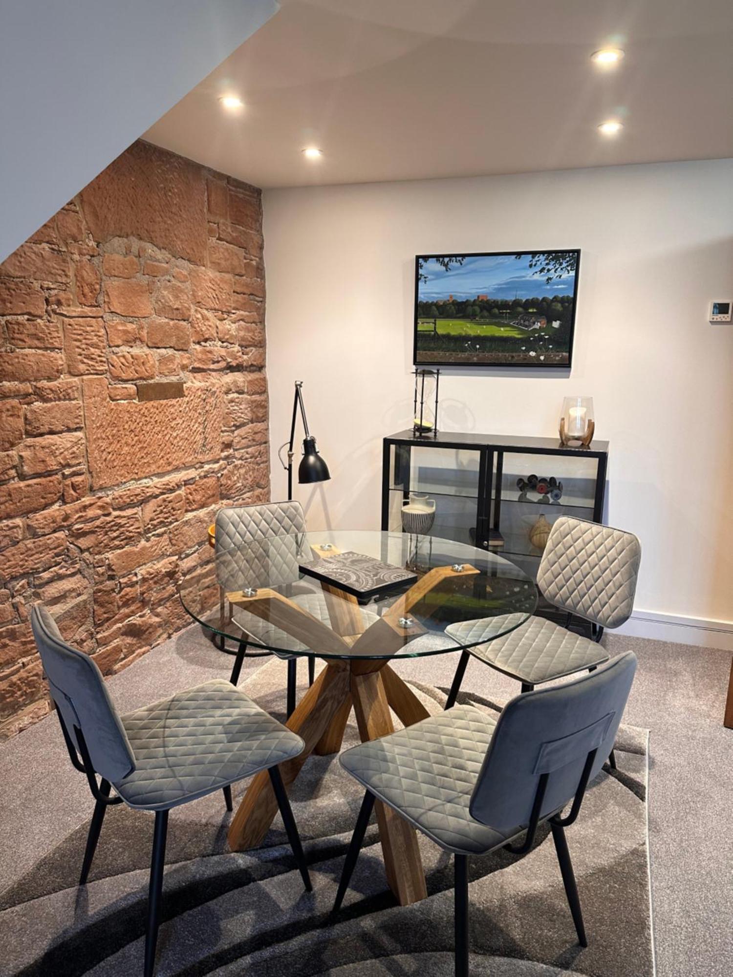 The Engine House At Dixons Chimney Near Carlisle Castle Unique Historic Apartment With 65 Inch Sky Glass And Private Parking ภายนอก รูปภาพ
